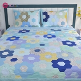 Blue Hexagonal Blanket