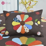 CHĂN QUILT HOA CÚC