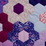 Dreamy Hexagon Patchwork Quilt Set (6.5cm)
