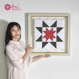 Combo 3 Tranh Decor Quilting - Ghép Vải
