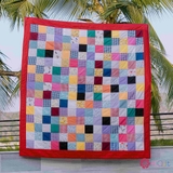 Red Bordered Plaid Blanket