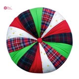 Round Christmas Pumpkin Pillow