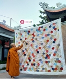 Chăn Quilt Lục lăng Vintage