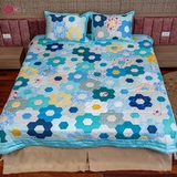 Blue Hexagonal Blanket