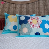 Blue Hexagonal Blanket