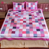 Pink checkered blanket