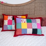 Red Bordered Plaid Blanket