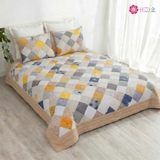 Morning Sun Square Patchwork Quilt Set