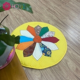 Thảm Thiền Hoa Cúc Vàng