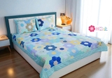 Blue Hexagonal Blanket