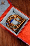 VÒNG 108 HẠT HOÀNG ĐÀN MIX NGŨ HÀNH 16095