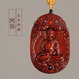 VÒNG CỔ PHẬT BẢN MỆNH TỬ ĐÀN NAM PHI MIX MẮT THẦN 18448