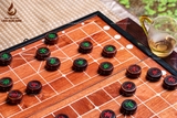 BỘ QUÂN VÀ BÀN CỜ GỖ HƯƠNG