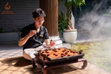 BỘ QUÂN VÀ BÀN CỜ GỖ HƯƠNG