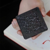 ĐĨA GỖ ĐỰNG CHÉN TRÀ M5 - Hình vuông