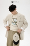 CAMPING TEE- BEIGE