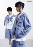 BIU HOODIE- BLUE