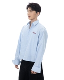 LOVER SHIRT- BLUE STRIPE