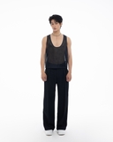 MESH TANKTOP- BLACK
