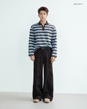 MANSION POLO- BROWN STRIPES