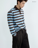 MANSION POLO- BROWN STRIPES