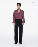 HENRY SHIRT- RED STRIPE