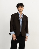 HARU BLAZER- BROWN