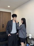 SANRO BLAZER-GREY
