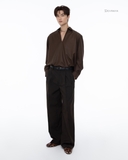 DOMIC SHIRT-BROWN