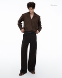 FRANKIE TROUSER- BROWN