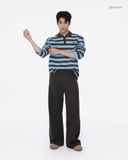 MANSION POLO- BROWN STRIPES