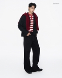 MANSION POLO- RED STRIPES