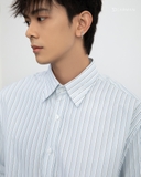 RESSO SHIRT-BLUE STRIPE