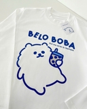 BOBA TEE- WHITE