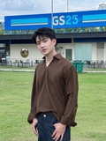 DOMIC SHIRT-BROWN