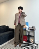 FIN BLAZER- BROWN