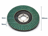 Kích thước đá mài ba via vảy cá xanh 100x3x16mm