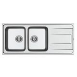 Chậu Inox Hafele Helian 2B1D