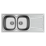 Chậu Inox Hafele Rose II 2B1D