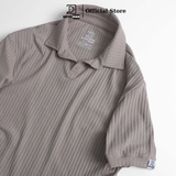Áo cotton POLO nam DATAMAN, cổ chữ V trẻ trung, chất liệu cotton đũa co giãn 4 chiều, thoáng mát - ATPL22-01