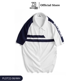 Áo polo dệt kim nam đánh golf DATAMAN, nách raglan, chất liệu visco