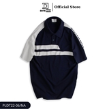 Áo polo dệt kim nam đánh golf DATAMAN, nách raglan, chất liệu visco