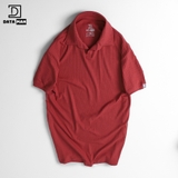 Áo cotton POLO nam DATAMAN, cổ chữ V trẻ trung, chất liệu cotton đũa co giãn 4 chiều, thoáng mát - ATPL22-01
