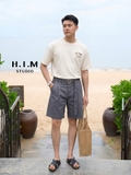 Quần Short Xếp Ly Thắt Lưng - Belted Kaki Shorts - H.I.M STUDIO by DATAMAN - QSH2412