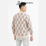 Áo Cardigan nam DATAMAN, len dệt Jacquard họa tiết Monogram DATA thời thượng, chất len dày dặn, siêu mềm mịn - DT22