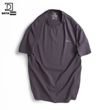 Áo thun nam cổ tròn Basic DATAMAN 100% cotton co giãn 4 chiều, thoáng mát, form regular fit - TCT22-02