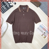 Áo POLO nam DATAMAN dệt kim, họa tiết MONOGRAM trẻ trung, chất liệu Mongtoghi mềm, nhẹ - POLODT22-02
