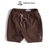 Quần Short Đùi Nhung Tăm Nam Nữ DATAMAN form unisex, chất liệu mát mẻ, may chỉ nổi trẻ trung - QS22-01