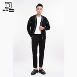 Áo Cardigan len nam DATAMAN, cổ chữ V, mở 5 khuy, chất len lông thỏ dày dặn, có viền trang trí phong cách Hàn Quốc DT31