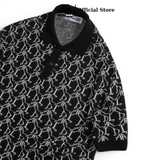 Áo POLO nam DATAMAN dệt kim, họa tiết MONOGRAM trẻ trung, chất liệu Mongtoghi mềm, nhẹ - POLODT22-02